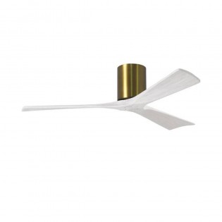 Ventilateur Plafond Irene-3H 132cm Laiton Blanc