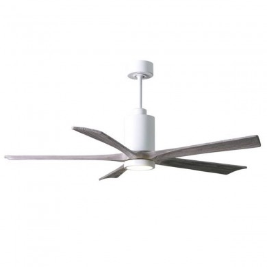 Ventilateur Plafond Patricia-5 152cm Blanc Bois Vieilli