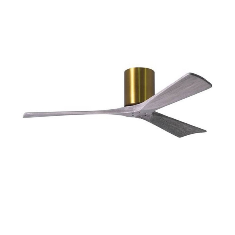 Ventilateur Plafond Irene-3H 132cm Laiton Bois vieilli