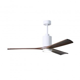 Ventilateur Plafond Patricia-3 152cm Blanc Noyer