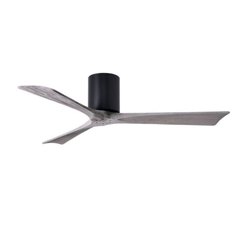 Ventilateur Plafond Irene-3H 132cm Noir Bois vieilli