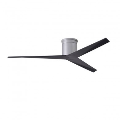 Ventilateur Plafond Eliza-H 142cm Nickel Noir