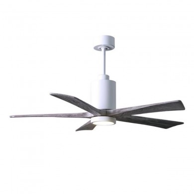 Ventilateur Plafond Patricia-5 132cm Blanc Bois Vieilli