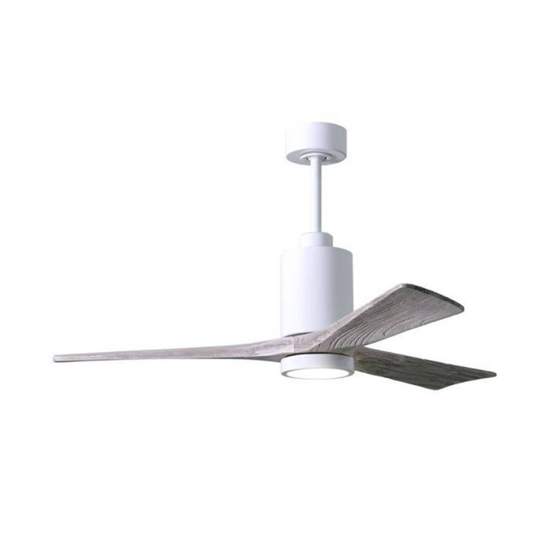 Ventilateur Plafond Patricia-3 132cm Blanc Bois Vieilli