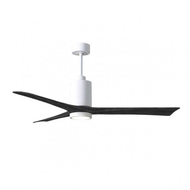 Ventilateur Plafond Patricia-3 152cm Blanc Noir