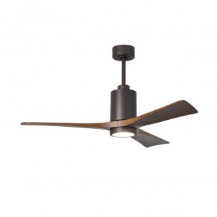 Ventilateur Plafond Patricia-3 132cm Bronze Noyer