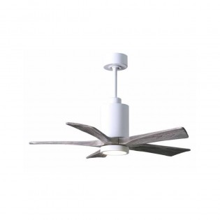 Ventilateur Plafond Patricia-5 106cm Blanc Bois Vieilli