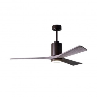 Ventilateur Plafond Patricia-3 152cm Bronze Bois Vieilli