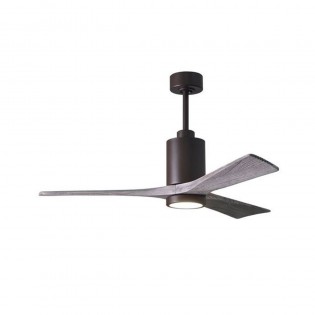 Ventilateur Plafond Patricia-3 132cm Bronze Bois Vieilli