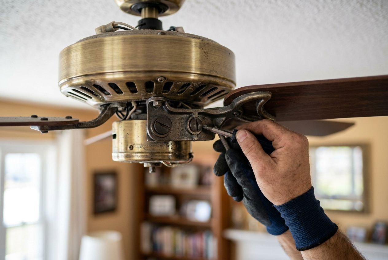 Ventilateur de plafond bruyant que faire : causes et solution